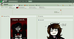 Desktop Screenshot of denorii.deviantart.com