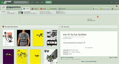 Desktop Screenshot of designprimitive.deviantart.com