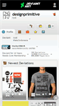 Mobile Screenshot of designprimitive.deviantart.com