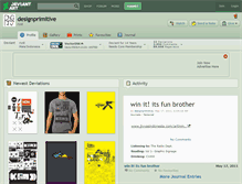 Tablet Screenshot of designprimitive.deviantart.com