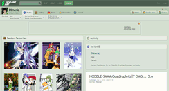 Desktop Screenshot of dimeric.deviantart.com