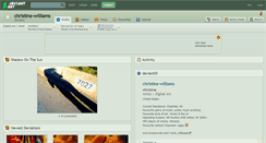 Desktop Screenshot of christine-williams.deviantart.com