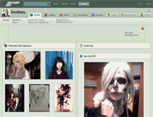 Tablet Screenshot of desidesu.deviantart.com
