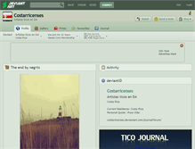 Tablet Screenshot of costarricenses.deviantart.com
