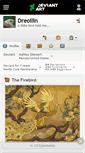 Mobile Screenshot of dreoilin.deviantart.com