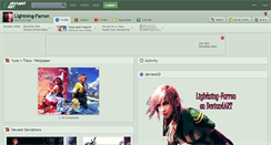 Desktop Screenshot of lightning-farron.deviantart.com