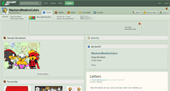 Desktop Screenshot of blackandredarecolors.deviantart.com