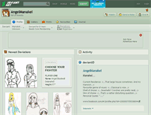 Tablet Screenshot of angelmanakel.deviantart.com