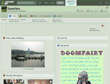 Tablet Screenshot of doomfairy.deviantart.com