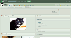 Desktop Screenshot of mallyb.deviantart.com