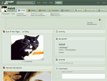 Tablet Screenshot of mallyb.deviantart.com