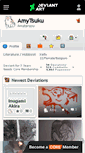 Mobile Screenshot of amytsuku.deviantart.com