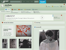 Tablet Screenshot of amytsuku.deviantart.com
