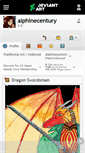 Mobile Screenshot of alphinecentury.deviantart.com