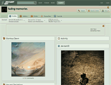 Tablet Screenshot of fading-memories.deviantart.com