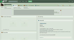 Desktop Screenshot of caliemochick.deviantart.com