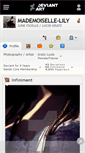 Mobile Screenshot of mademoiselle-lily.deviantart.com