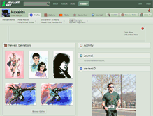 Tablet Screenshot of maxahiss.deviantart.com