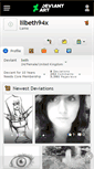 Mobile Screenshot of lilbeth94x.deviantart.com