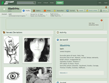Tablet Screenshot of lilbeth94x.deviantart.com