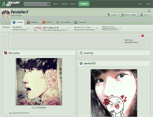 Tablet Screenshot of pandapan7.deviantart.com
