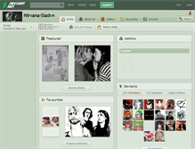 Tablet Screenshot of nirvana-slash.deviantart.com