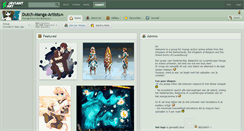 Desktop Screenshot of dutch-manga-artists.deviantart.com