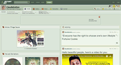 Desktop Screenshot of claudiasutton.deviantart.com