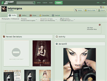 Tablet Screenshot of ladymorgana.deviantart.com