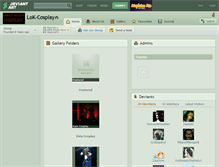 Tablet Screenshot of lok-cosplay.deviantart.com