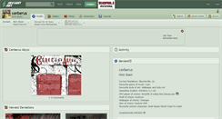 Desktop Screenshot of cerberus.deviantart.com
