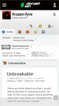 Mobile Screenshot of frozen-fyre.deviantart.com