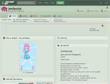 Tablet Screenshot of jemfanclub.deviantart.com