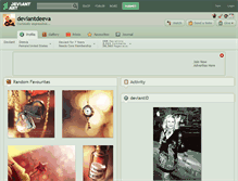Tablet Screenshot of deviantdeeva.deviantart.com