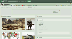 Desktop Screenshot of deepskyer.deviantart.com