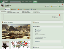 Tablet Screenshot of deepskyer.deviantart.com