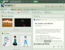 Tablet Screenshot of darkliger01.deviantart.com