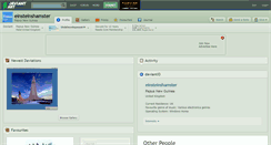 Desktop Screenshot of einsteinshamster.deviantart.com