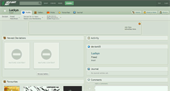 Desktop Screenshot of luckyo.deviantart.com