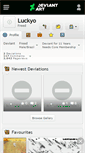 Mobile Screenshot of luckyo.deviantart.com