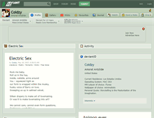 Tablet Screenshot of coidzy.deviantart.com