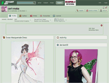 Tablet Screenshot of ceri-moka.deviantart.com