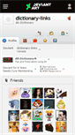 Mobile Screenshot of dictionary-links.deviantart.com