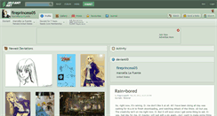 Desktop Screenshot of fireprincess05.deviantart.com