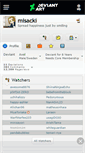 Mobile Screenshot of misacki.deviantart.com