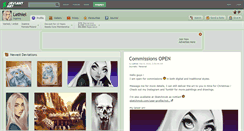 Desktop Screenshot of lethiel.deviantart.com