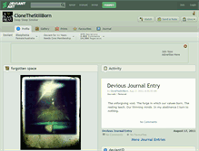 Tablet Screenshot of clonethestillborn.deviantart.com