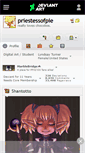 Mobile Screenshot of priestessofpie.deviantart.com