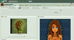 Desktop Screenshot of crimson-soul16.deviantart.com