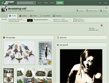 Tablet Screenshot of devastating-wall.deviantart.com